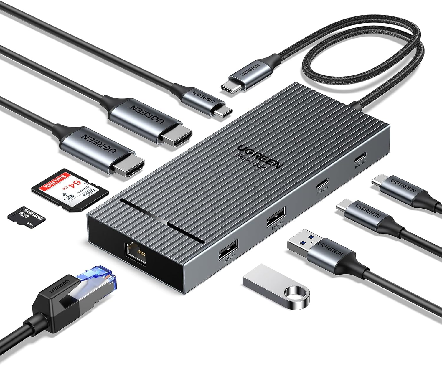 UGREEN Revodok Pro 10 in 1 USB C Docking Station